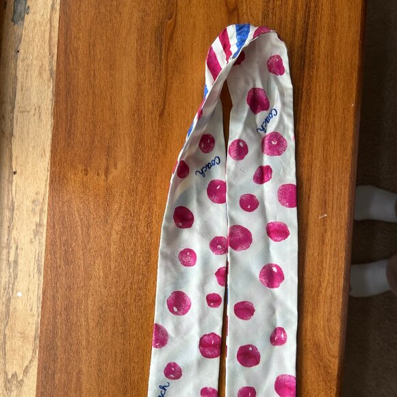 Coach silk skinny scarf - Picture 3 of 4